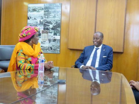 first lady of ghana with president frederick